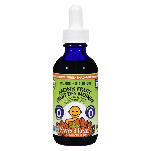 Sweetleaf - Organic Monk Fruit Liquid Sweetener 60ml, 1 Each
