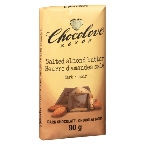Chocolove Dark Chocolate - Salted Almond Butter 90g, 1 Each
