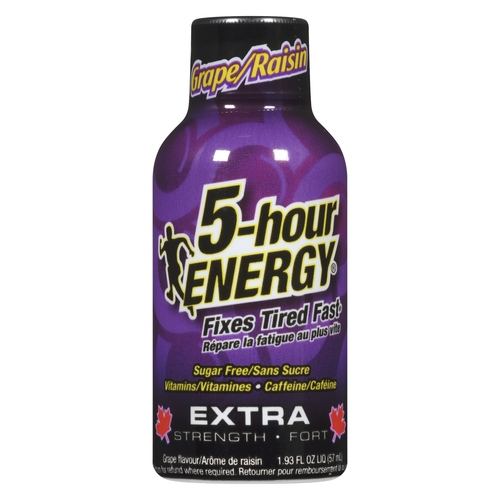 5 Hour Energy Drink Extra Strength - Grape 57ml, 1 Each