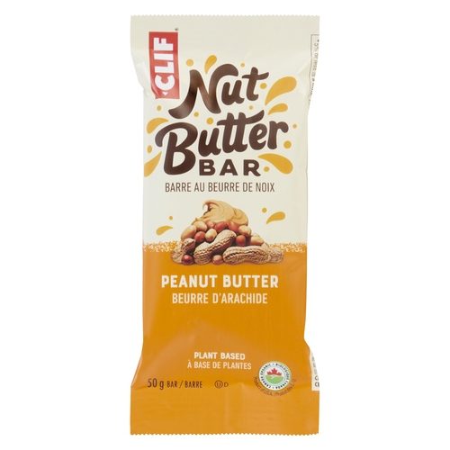 Clif Bar - Organic Energy Bar - Peanut Butter - Nut Butter Filled 50g, 1 Each