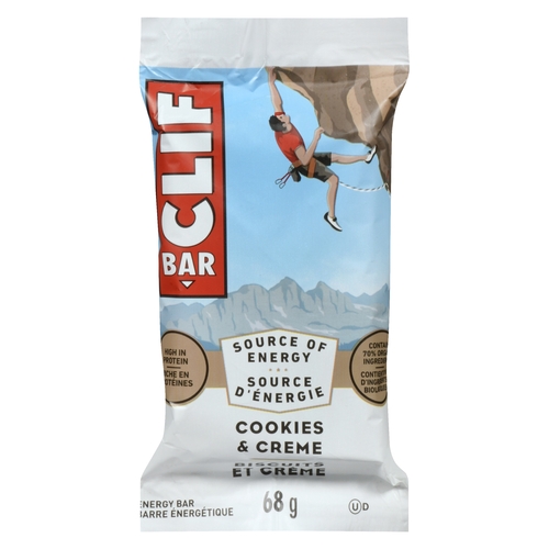 Clif Energy Bar - Cookies & Creme 68g, 1 Each