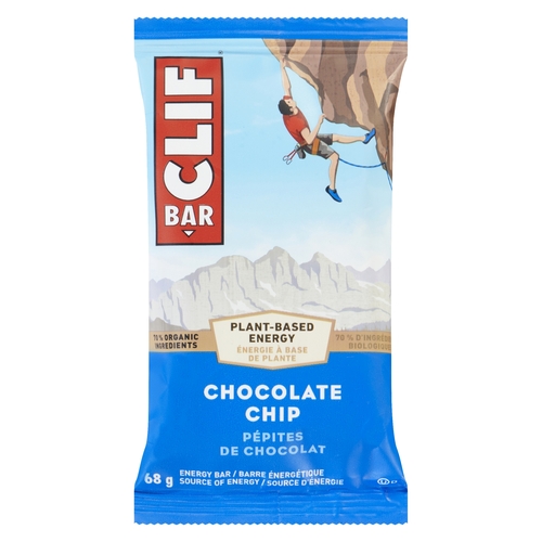 Clif Bar - Energy Bar - Chocolate Chip 68g, 1 Each