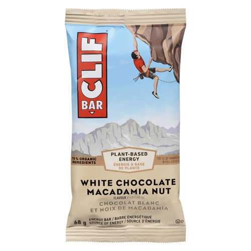 Clif Bar - Energy Bar - White Chocolate Macadamia Nut 68g, 1 Each