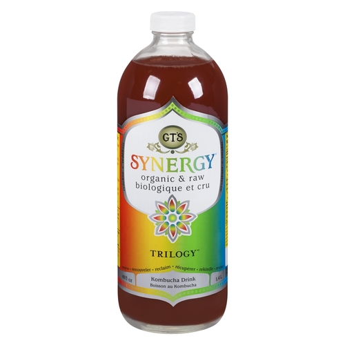 GT's Organic Synergy Raw Kombucha - Trilogy 1.4l, 1 Each