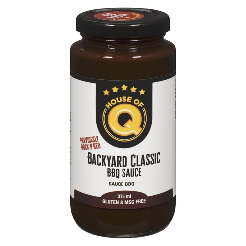House of Q - BBQ Sauce - Rock'n Red 375ml, 1 Each