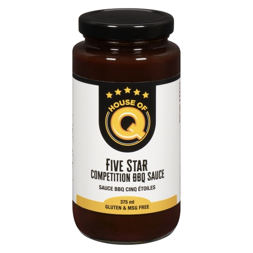 House of Q - BBQ Sauce - Five Star Competition 375ml, 1 Each
