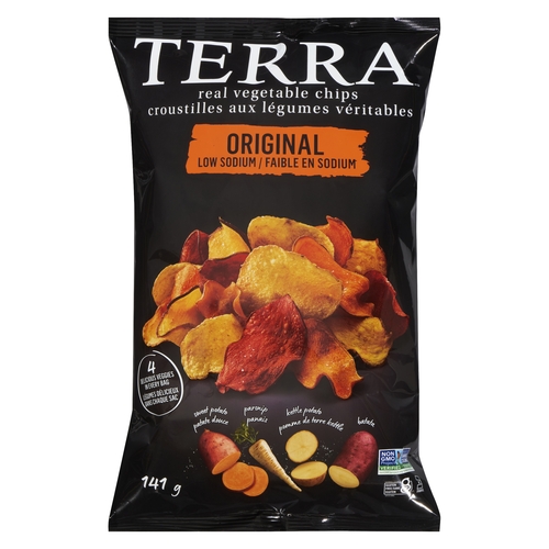 Terra - Vegetable Chips - Original - Low Sodium 141g, 1 Each