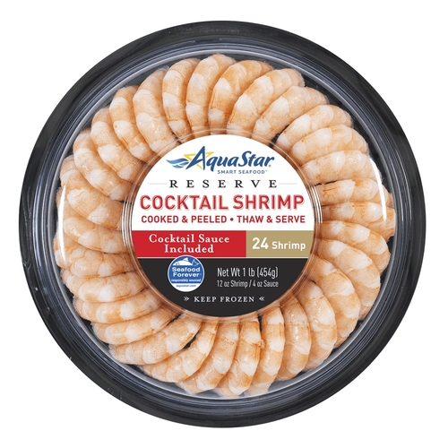 Aqua Star - Cocktail Shrimp Ring with Cocktail Sauce 454g, 1 Each
