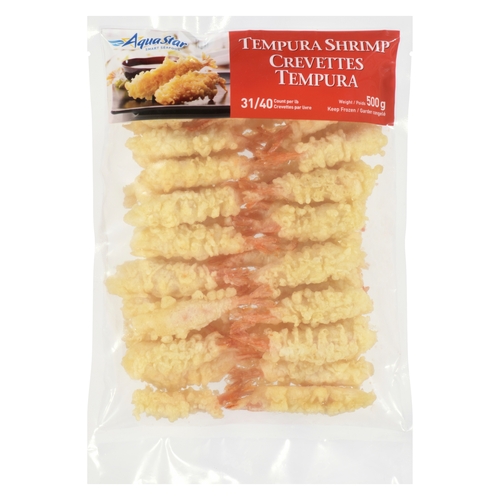 Aqua Star - Tempura Shrimp • 31-40 shrimp per pound 500g, 1 Each