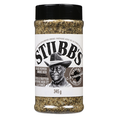 Stubb's - Black Pepper & Smoke Rub 345g