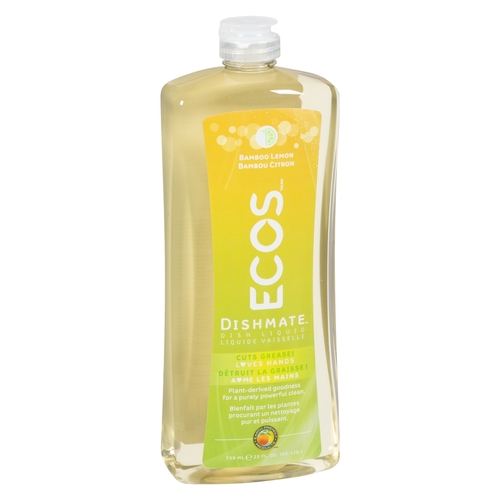 Ecos - Dishmate Dish Liquid - Bamboo Lemon 739ml