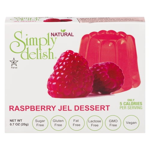 Simply Delish - Jel Dessert - Raspberry 20g, 1 Each