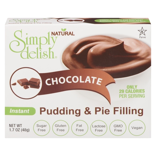 Simply Delish - Instant Pudding - Chocolate 48g, 1 Each