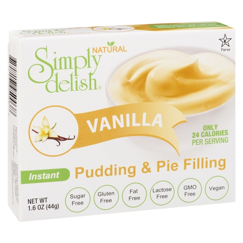 Simply Delish - Instant Pudding - Vanilla 44g, 1 Each