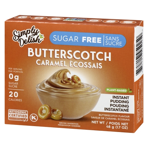 Simply Delish - Instant Pudding - Butterscotch 48g, 1 Each