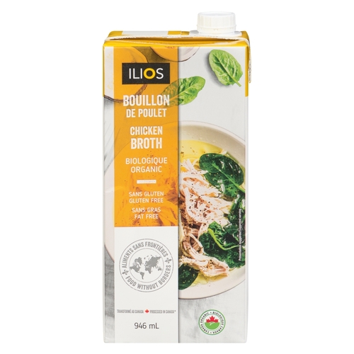 Ilios - Organic Chicken Broth 946ml