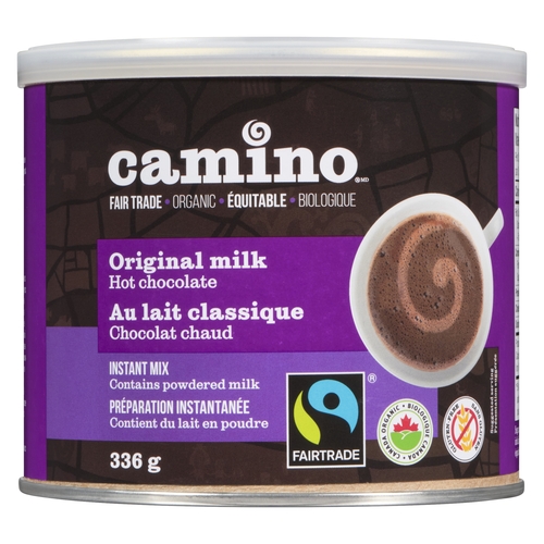 Camino - Organic Hot Chocolate Instant Mix - Original Milk 336g, 1 Each