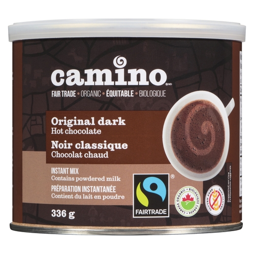 Camino - Organic Hot Chocolate Instant Mix - Original Dark 336g, 1 Each