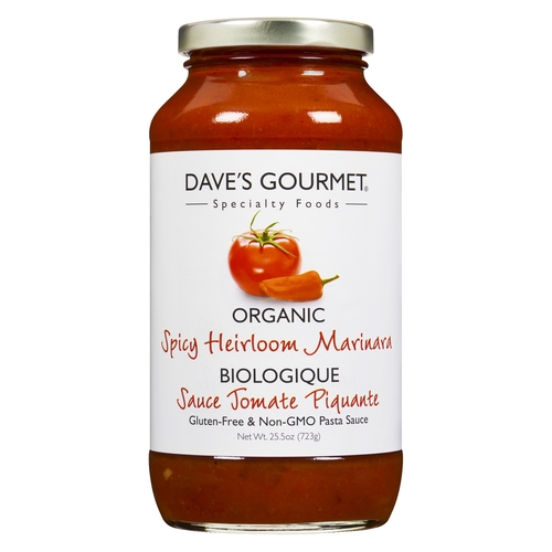 Dave's Gourmet - Organic Pasta Sauce - Spicy Heirloom Marinara 709ml