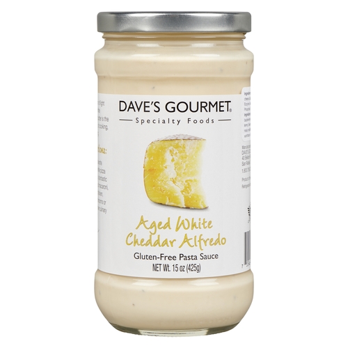 Dave's Gourmet - Organic Pasta Sauce - Aged White Cheddar Alfredo 410ml
