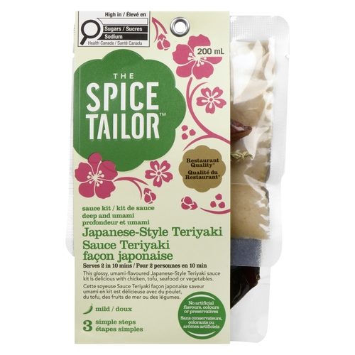 The Spice Tailor - Sauce Kit - Japanese-Style Teriyaki - Mild 200ml, 1 Each