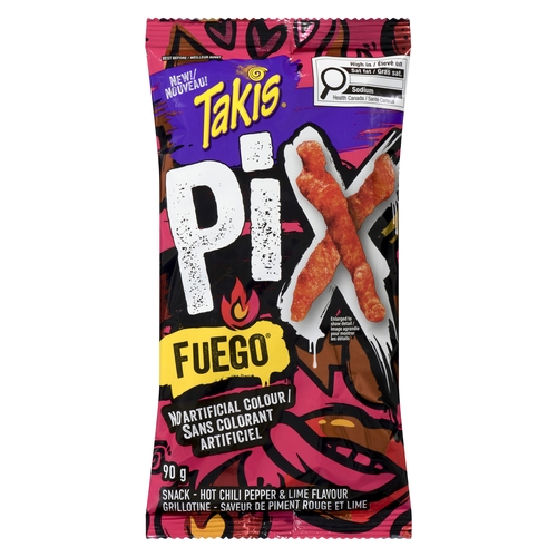 Takis Pix Snack - Fuego Hot Chili Pepper & Lime 90g, 1 Each