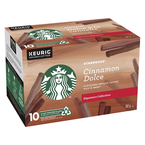 Starbucks - K-Cup Coffee - Cinnamon Dolce 10/19g, 1 Each