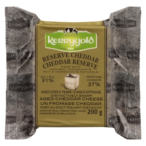 Kerrygold - Reserve Aged Cheddar Cheese - Distinctively Sharp 31% m.f. 198g