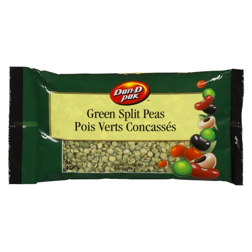 Dan-D Pak - Green Split Peas 400g, 1 Each