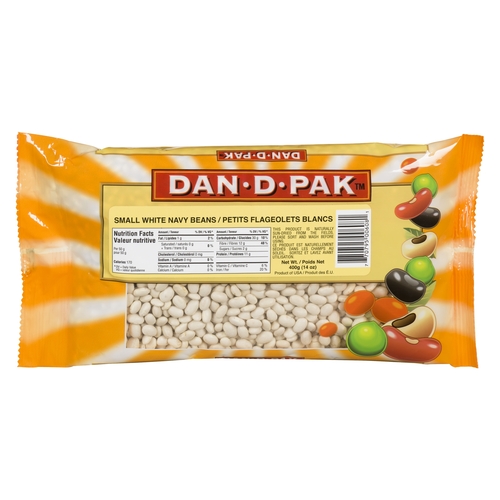 Dan-D Pak - Small White Navy Beans 400g, 1 Each