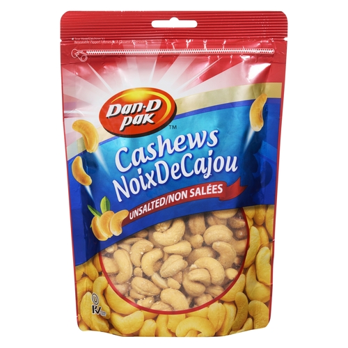 Dan-D Pak - Cashews - Unsalted 270g, 1 Each