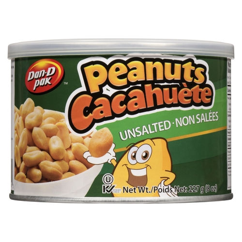 Dan-D Pak - Peanuts - Unsalted 227g, 1 Each