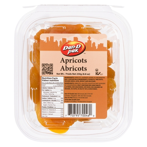 Dan-D Pak - Apricots 250g