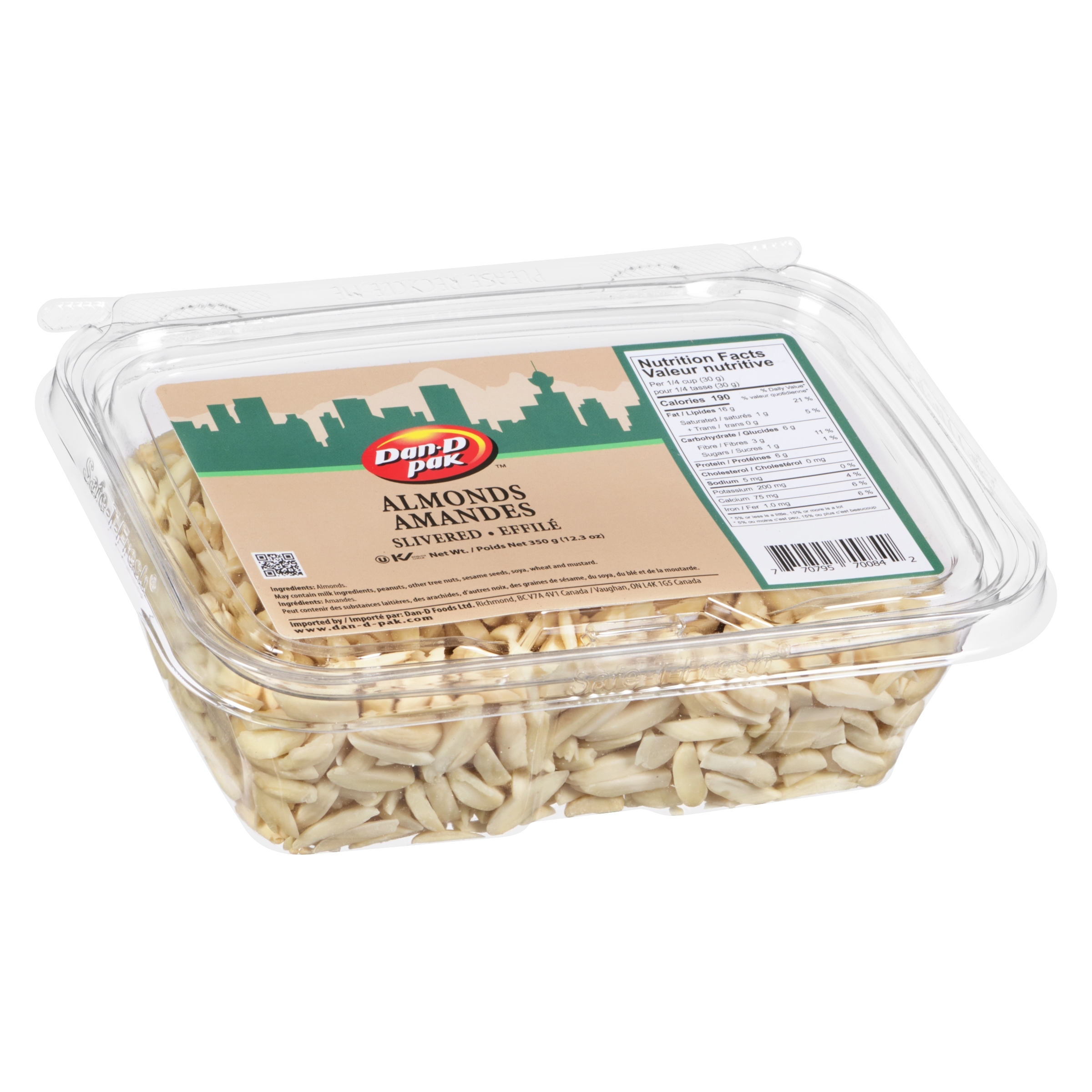 Dan-D Pak - Almonds - Slivered 350g - Fresh St. Market | Pickup
