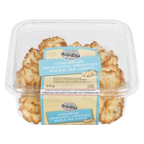 Two-Bite Original - Macaroons - Coconut 210g, 1 Each