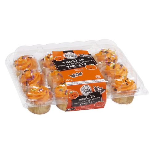 Two-Bite Original - Cupcakes - Halloween Vanilla 284g, 1 Each