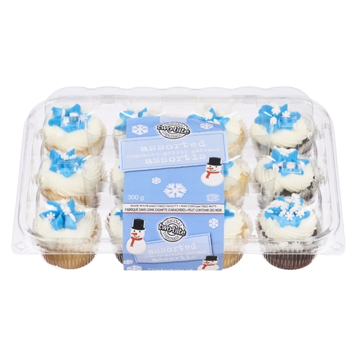 Two-Bite Original - Cupcakes - Assorted Winterlicious 12's 300g, 1 Each