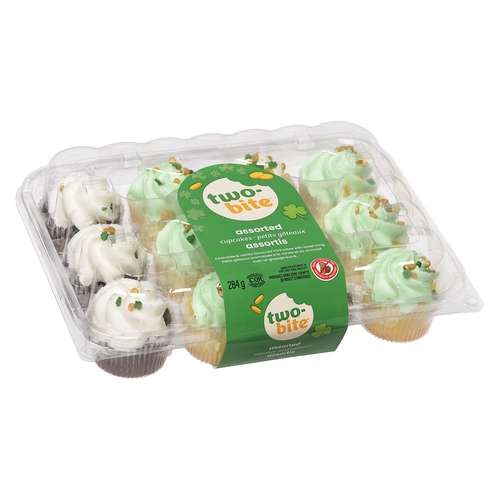 Two-Bite Cupcakes - Assorted Chocolate & Vanilla 284g, 1 Each