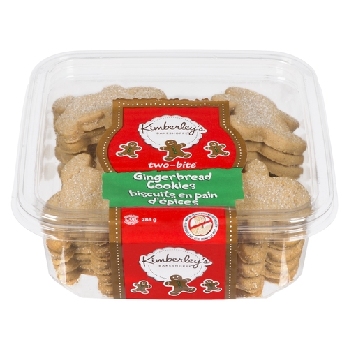 Kimberley's Bakeshoppe - Two-Bite Gingerbread Cookies 284g, 1 Each