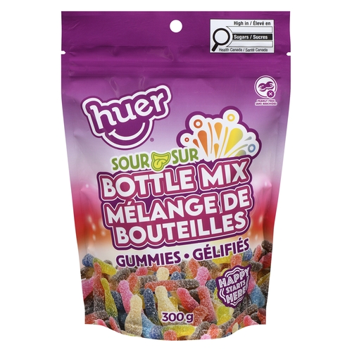 Huer - Gummies - Sour Bottle Mix 300g, 1 Each