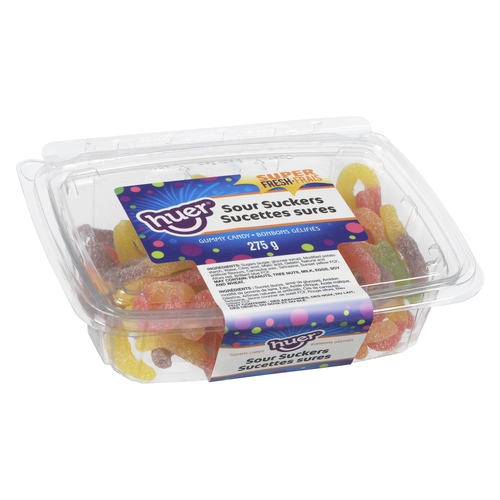 Huer - Gummy Candy - Sour Suckers 275g, 1 Each