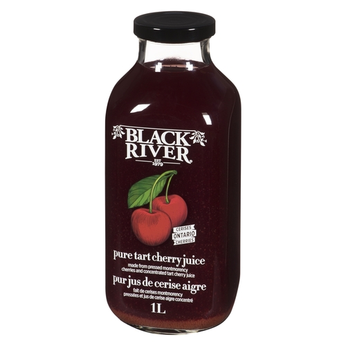 Black River - Juice - Pure Tart Cherry 1l, 1 Each