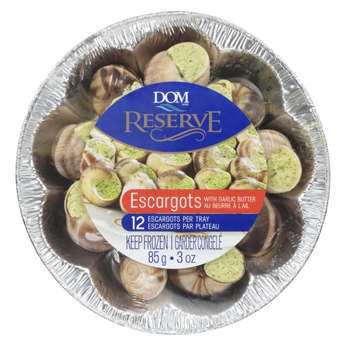 Dom Reserve Escargots with Garlic Butter 12's 85g, 1 Each