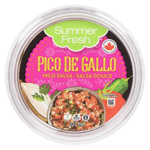 Summer Fresh Salsa - Pico de Gallo - Mild Heat 227g, 1 Each
