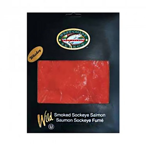 West Coast Select - Wild Smoked Sockeye Salmon 85g, 1 Each