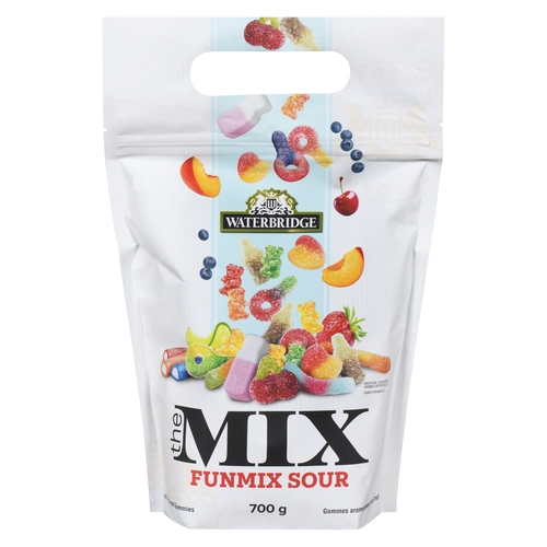 Waterbridge - The Mix Fruit Flavoured Gummies - Funmix Sour 700g, 1 Each