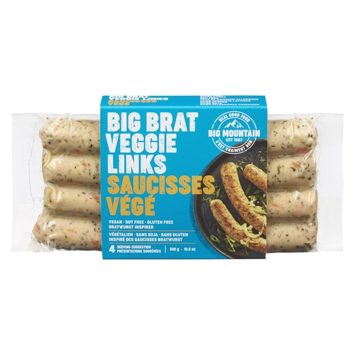 Big Mountain - Veggie Links - Big Brat 4's 300g, 1 Each