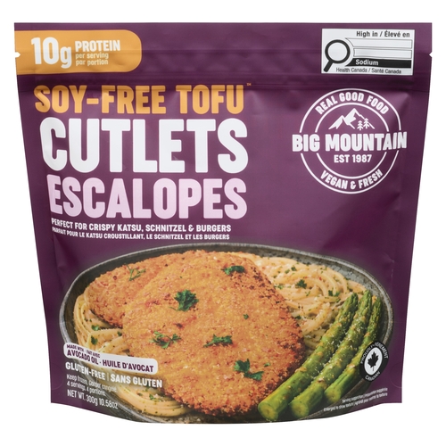 Big Mountain - Soy-Free Tofu Cutlets 300g, 1 Each