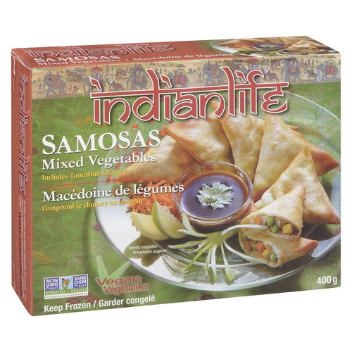 Indianlife - Samosas - Mixed Vegetables 400g, 1 Each