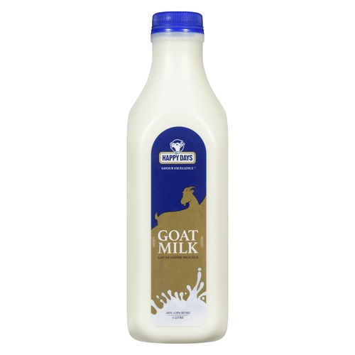 Happy Days - Goat Milk 1l, 1 Each